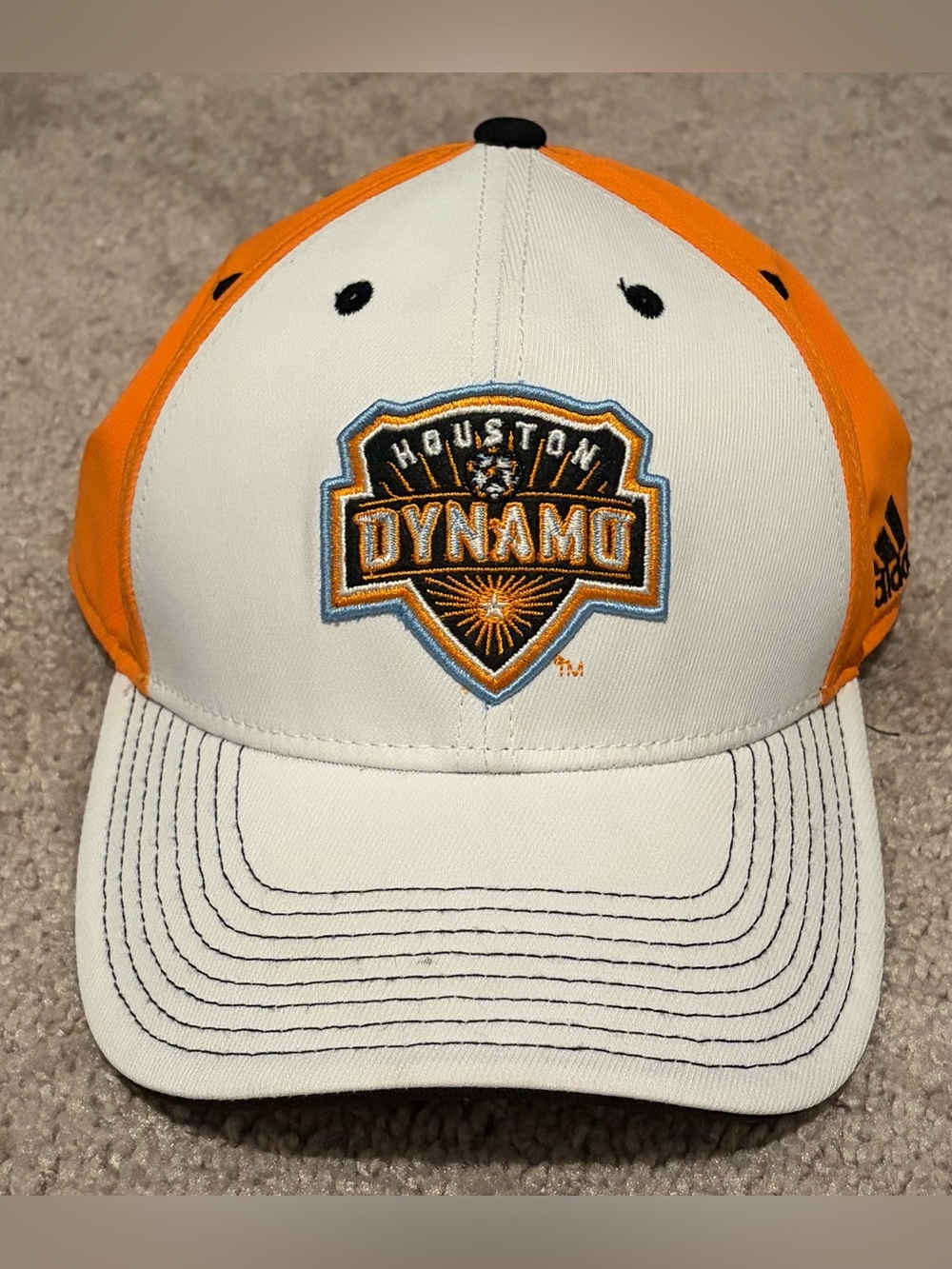 Adidas Houston Dynamo Adjustable Orange Cap MLS Soccer